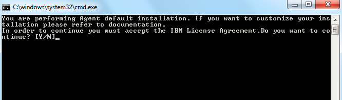 command prompt window